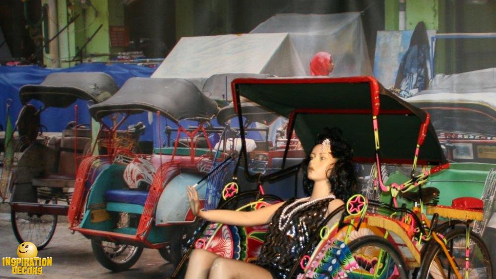 verhuur riksja rickshaw huren