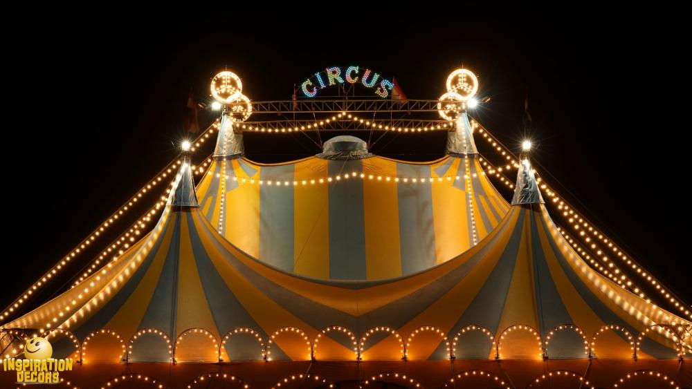 verhuur decor circus tent huren