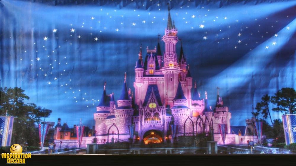 verhuur decordoek Disney kasteel huren