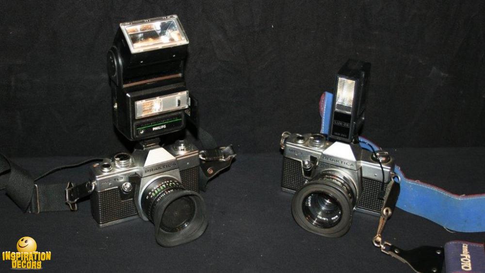 verhuur oude foto camera's met flits lamp huren