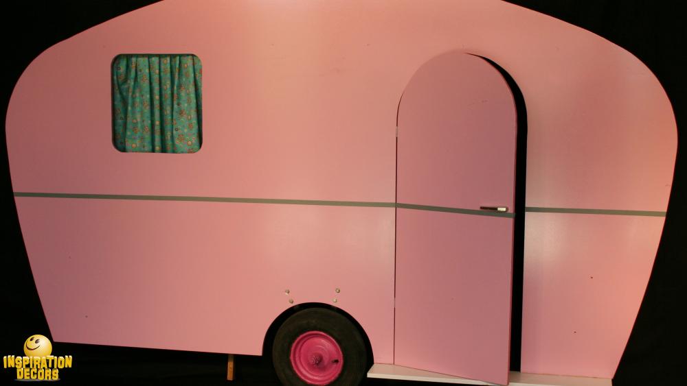 verhuur roze circus kermis caravan huren