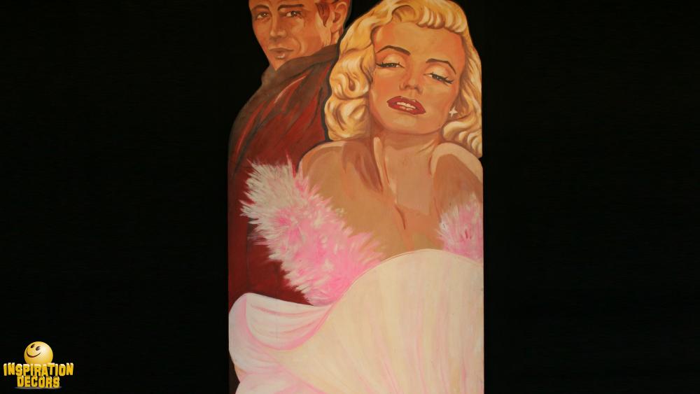 verhuur Zetstuk Marilyn Monroe en James Dean te huur