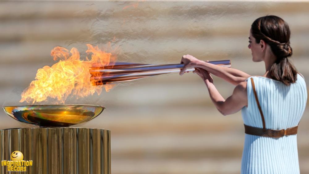 verhuur decor Olympische Spelen O.S. vlam huren