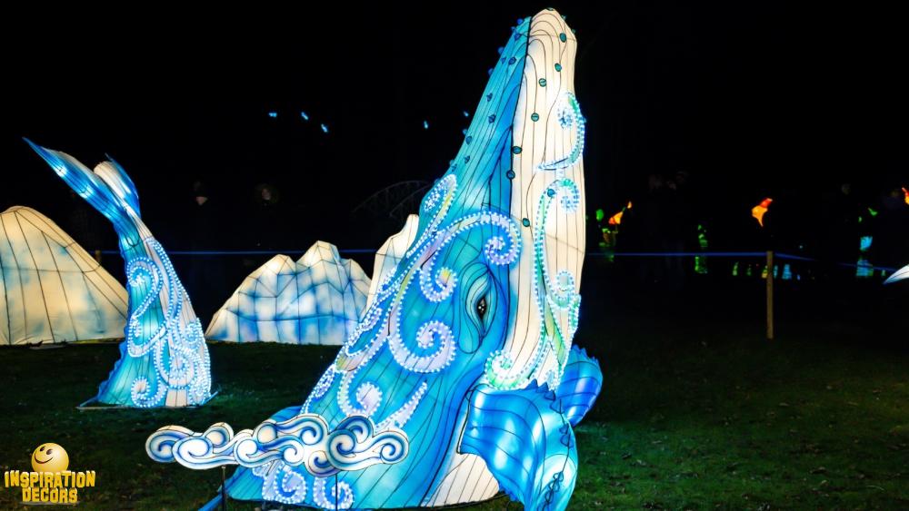 verhuur decor Chinees lichtfestival walvis huren