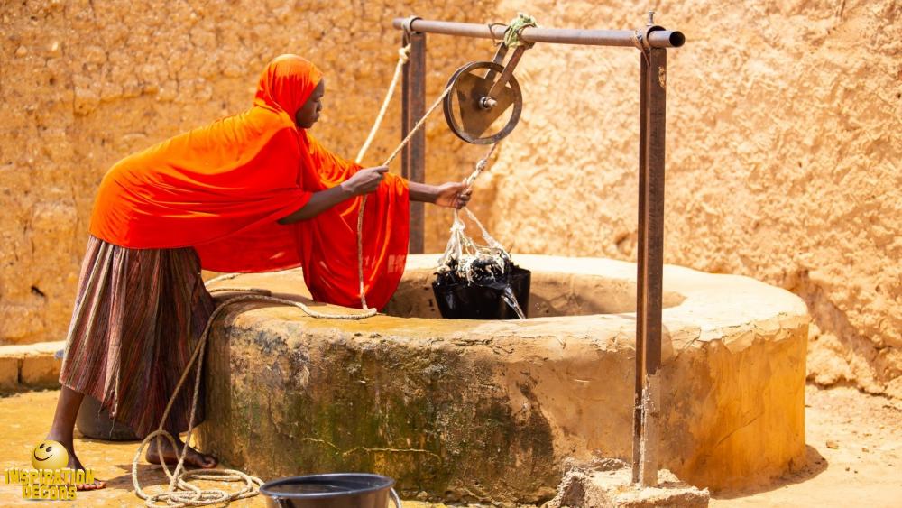 verhuur decor Afrika waterput bron huren